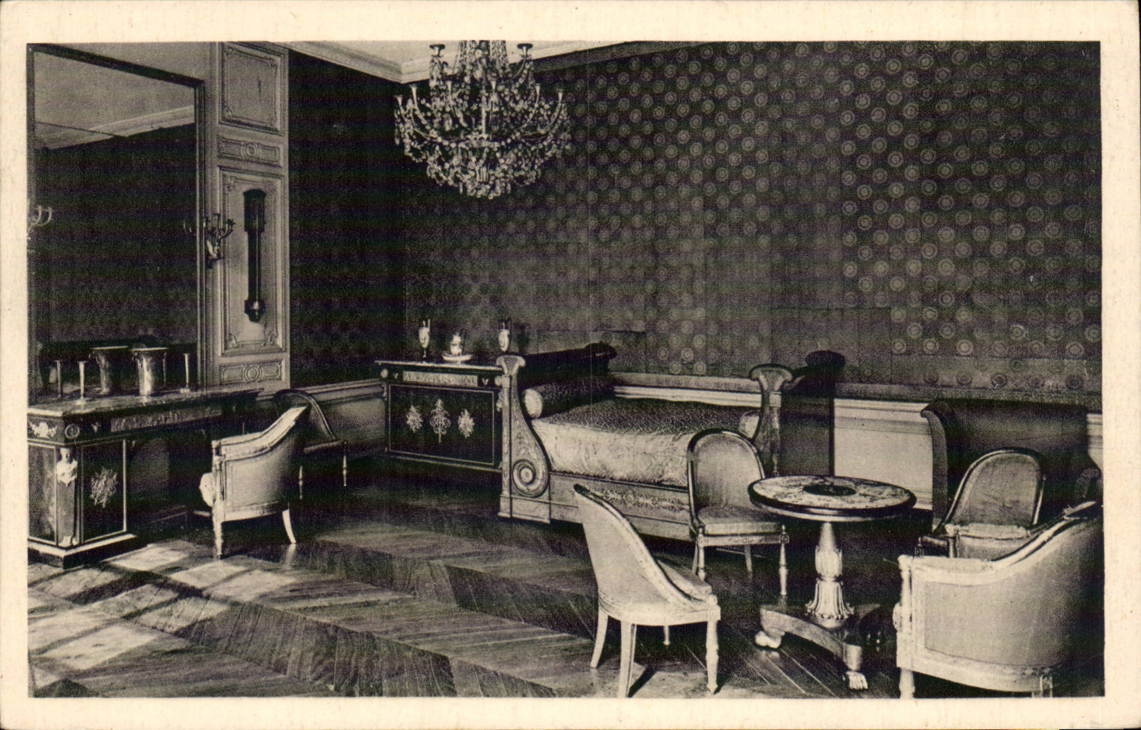 Versailles CPA Grand TRianon Chambre de Napoleon 1er