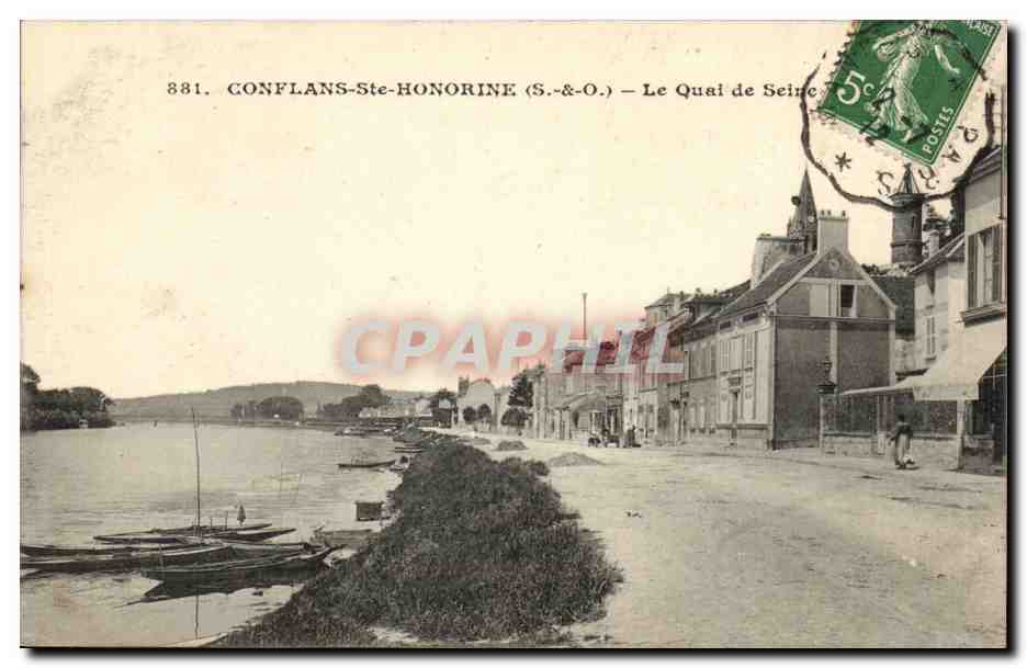 Conflans Ste Honorine CPA Le quai de Seine