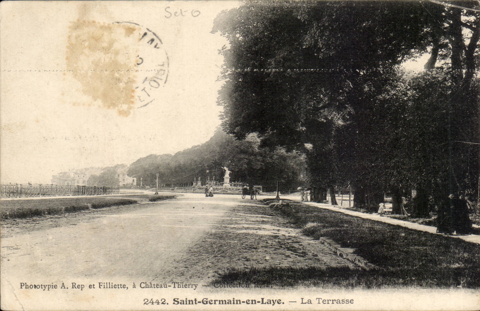Saint-Germain-en-Laye — La Terrasse — Phototypie A. Rep et Filliette, à Château-Thierry — Collection R.2442