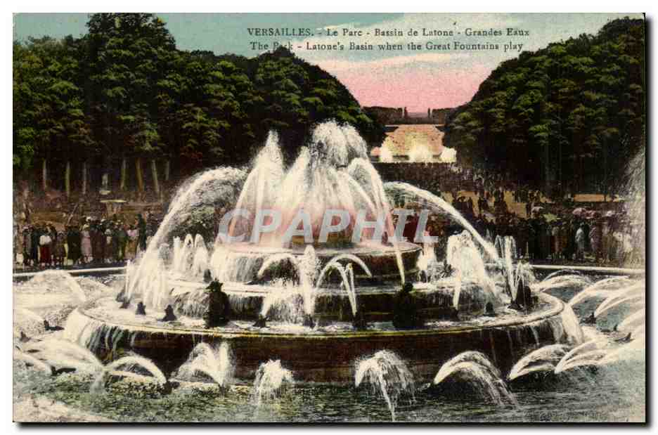 Versailles CPA Le bassin de Latone Grandes eaux 