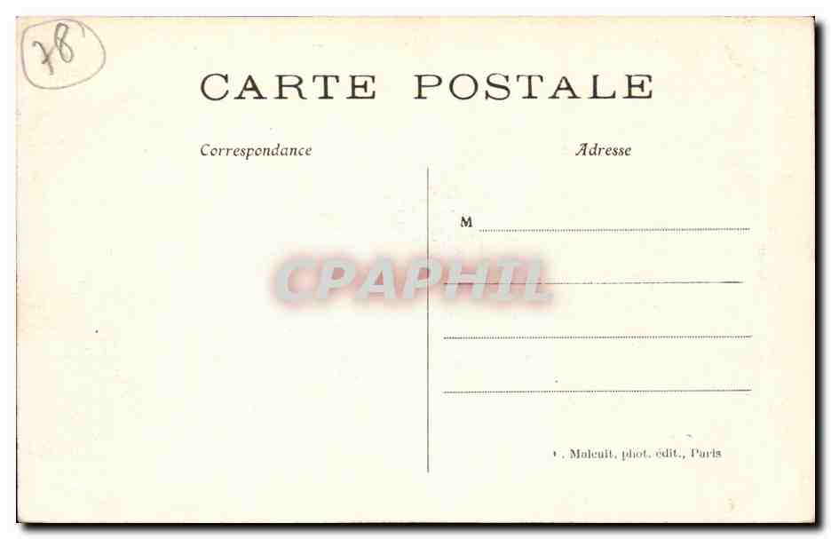 CPA Abbaye des Vaux de CErnay Aile nord — Back