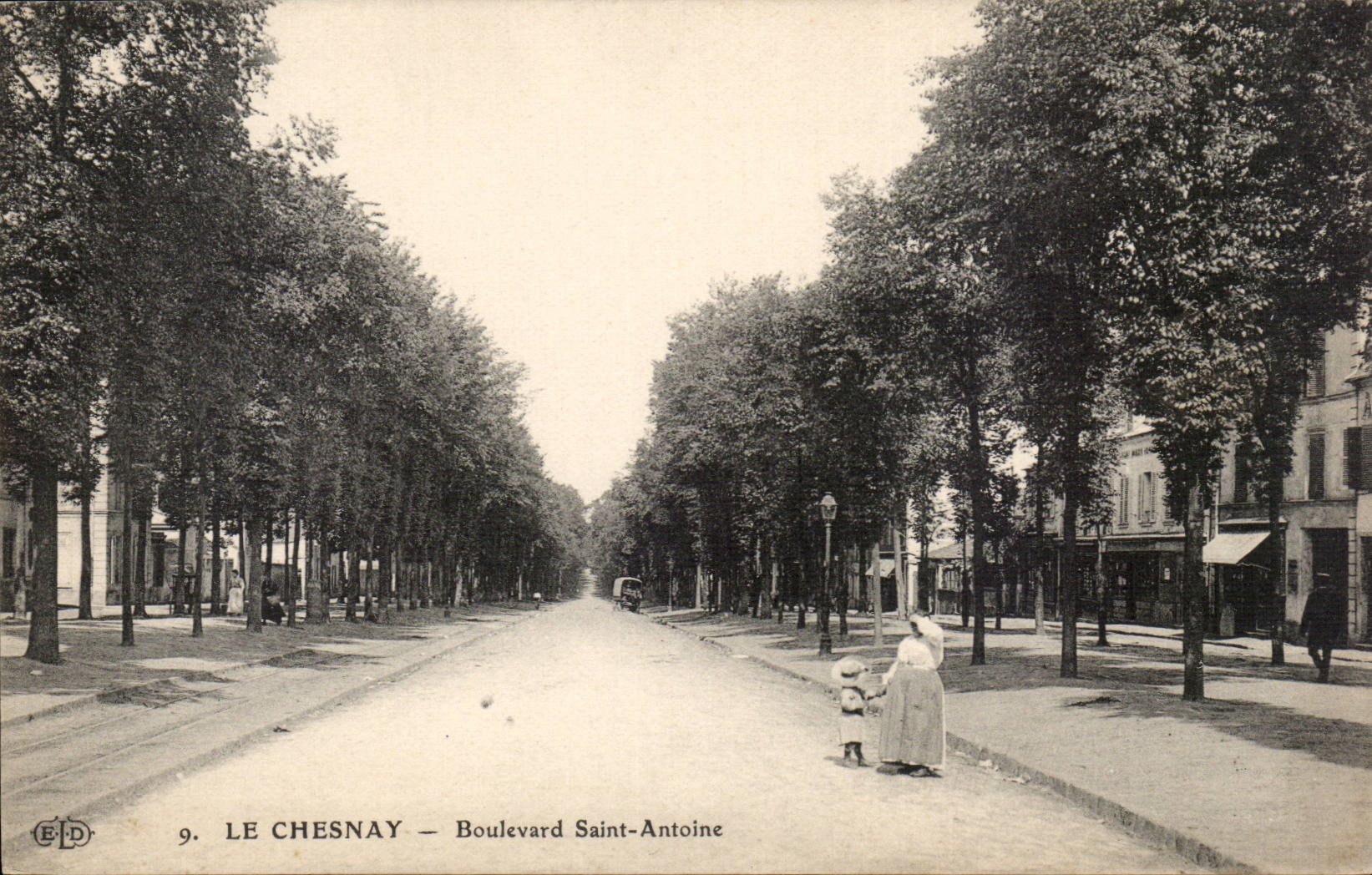 CPA Le Chesnay Boulevard Saint Antoine