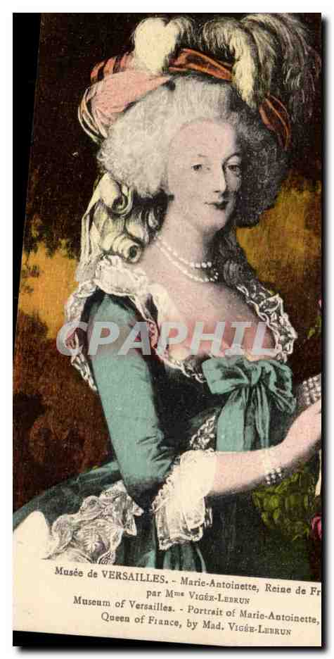 CPA Versailles Chateau Marie Antoinette Reine de France