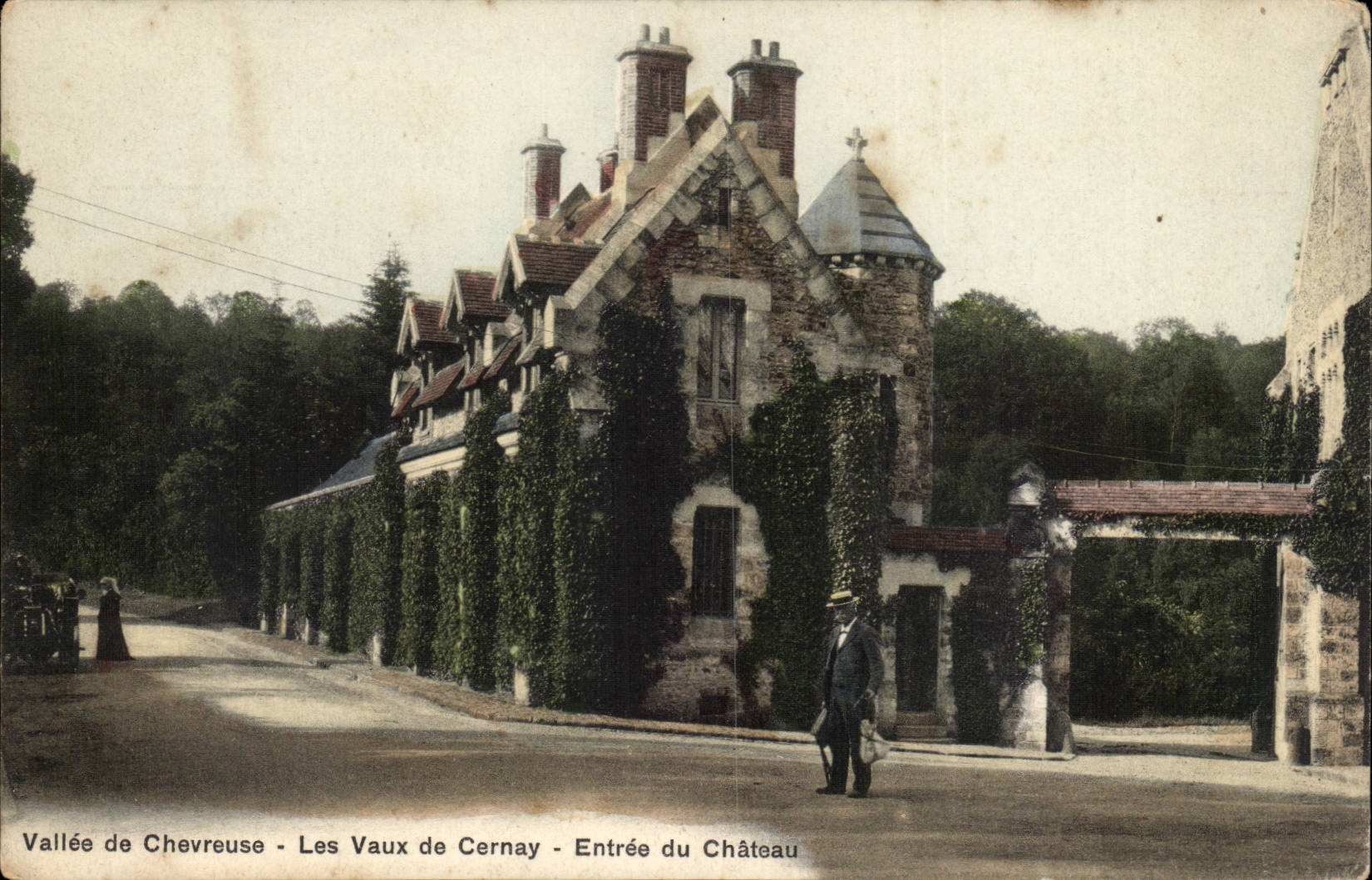 Vallee de Chevreuse CPA Les Vaux de CErnay Entree du chateau