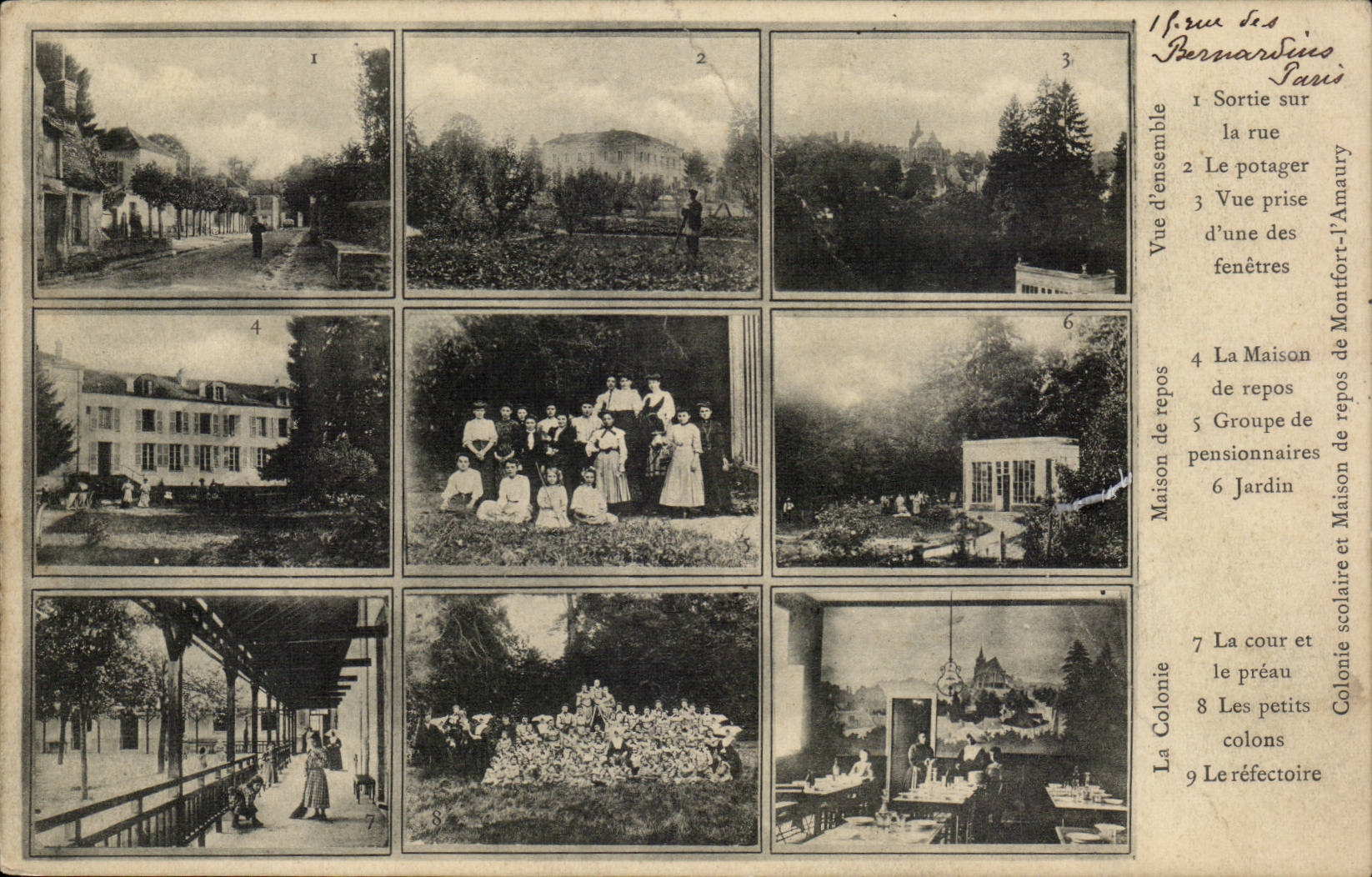 Montfort l'amaury CPA Colonie scolaire et maison de repos 