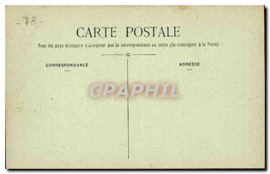 Vallee de Chevreuse CPA Chateau de mauvieres et la chapelle — Rückseite