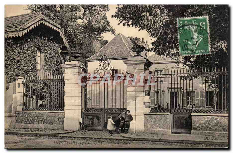 Montfort-l'Amaury — Portale di una proprietà — MD Photo