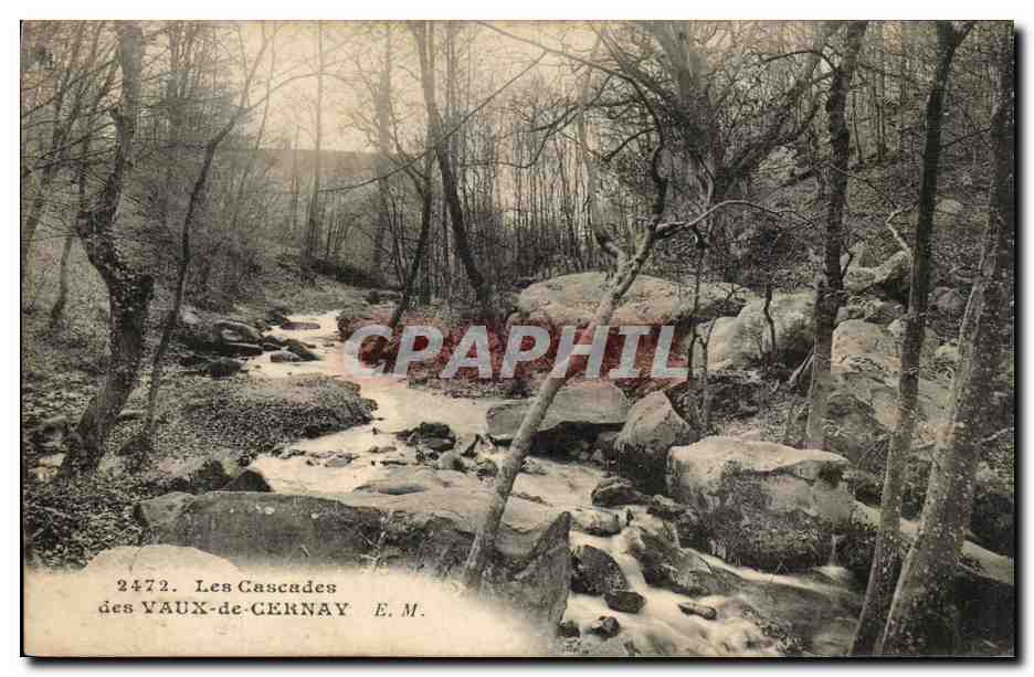 CPA Les cascades des Vaux en CErnay