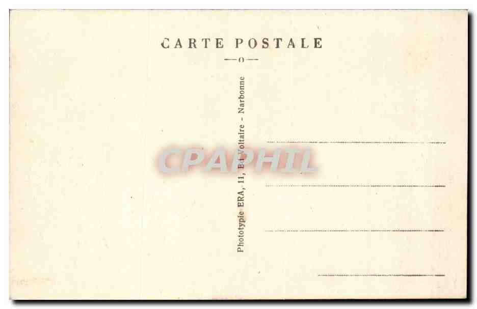 Periac - Minervois - L'Eglise -- CPA  — Rückseite