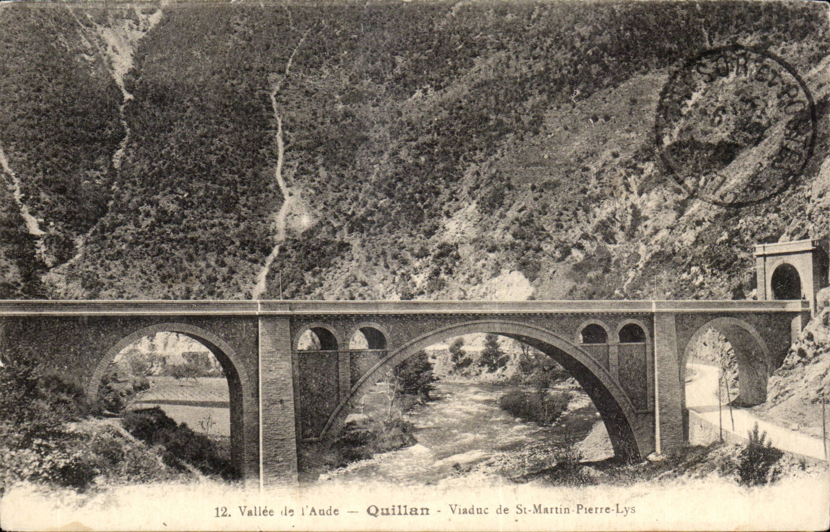 Quillan - Viaduc de St Martin Pierre Lys -- CPA 