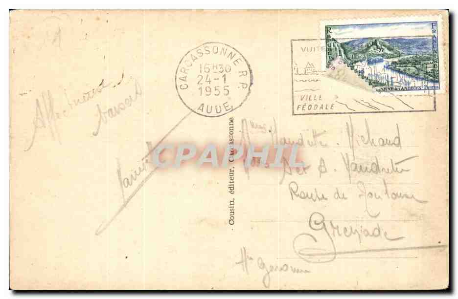 Palaja — L'Aqueduc — Cousin, éditeur, n°6 — Verso