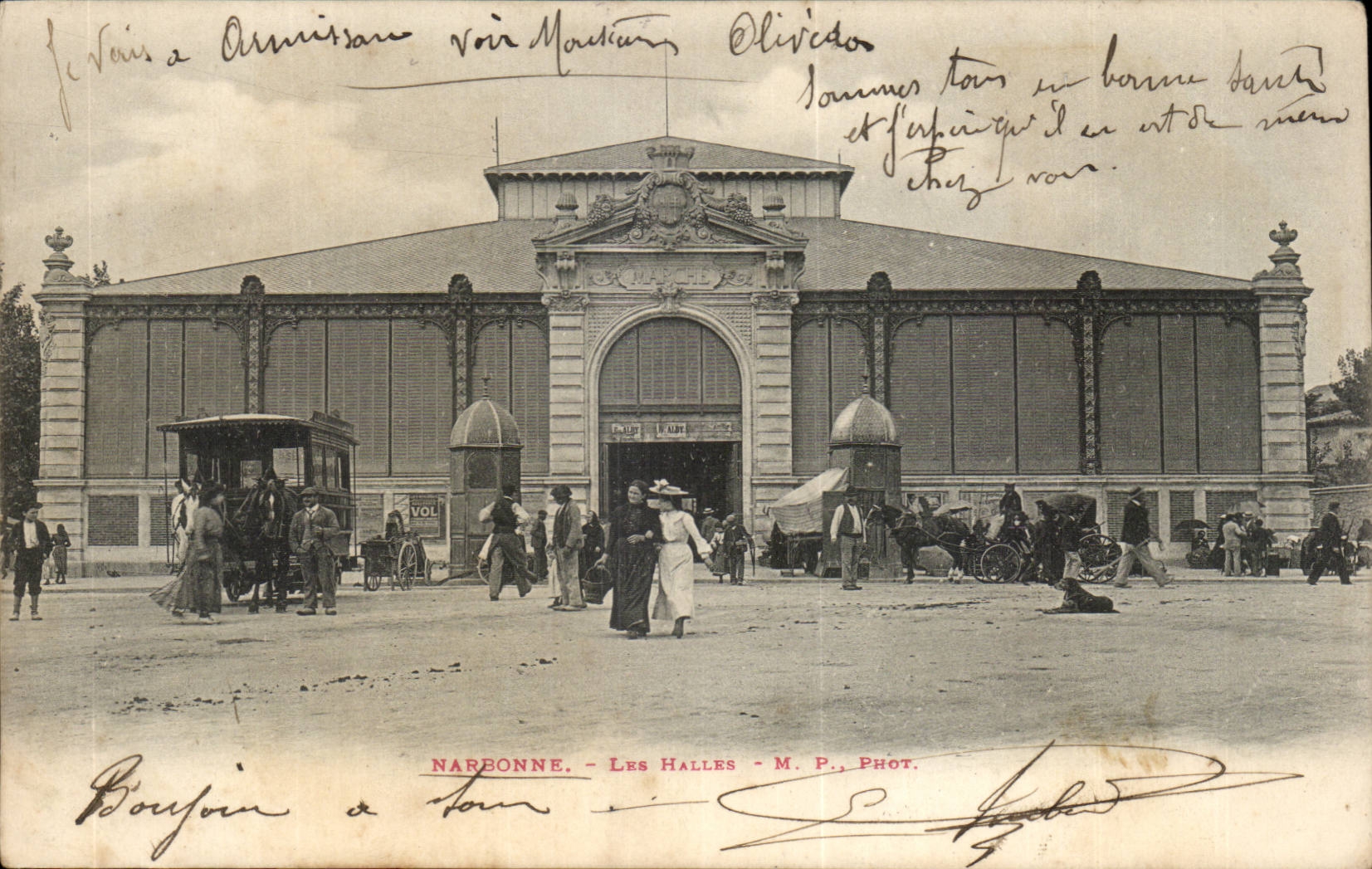 Narbonne - Les Halles — M. P., Phot.