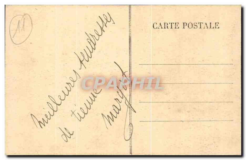 Narbonne - Cours Mirabeau et Promenade des Barques - CPA  — Rückseite