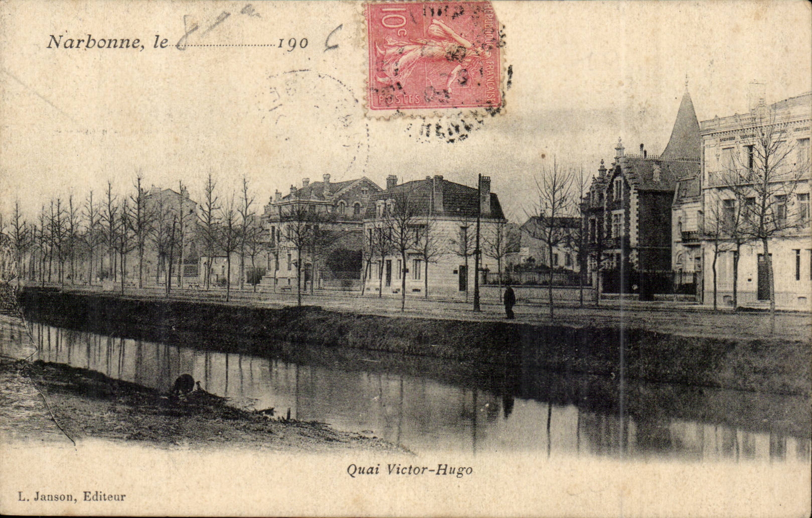 Narbonne — Quai Victor-Hugo — L. Janson, Editeur