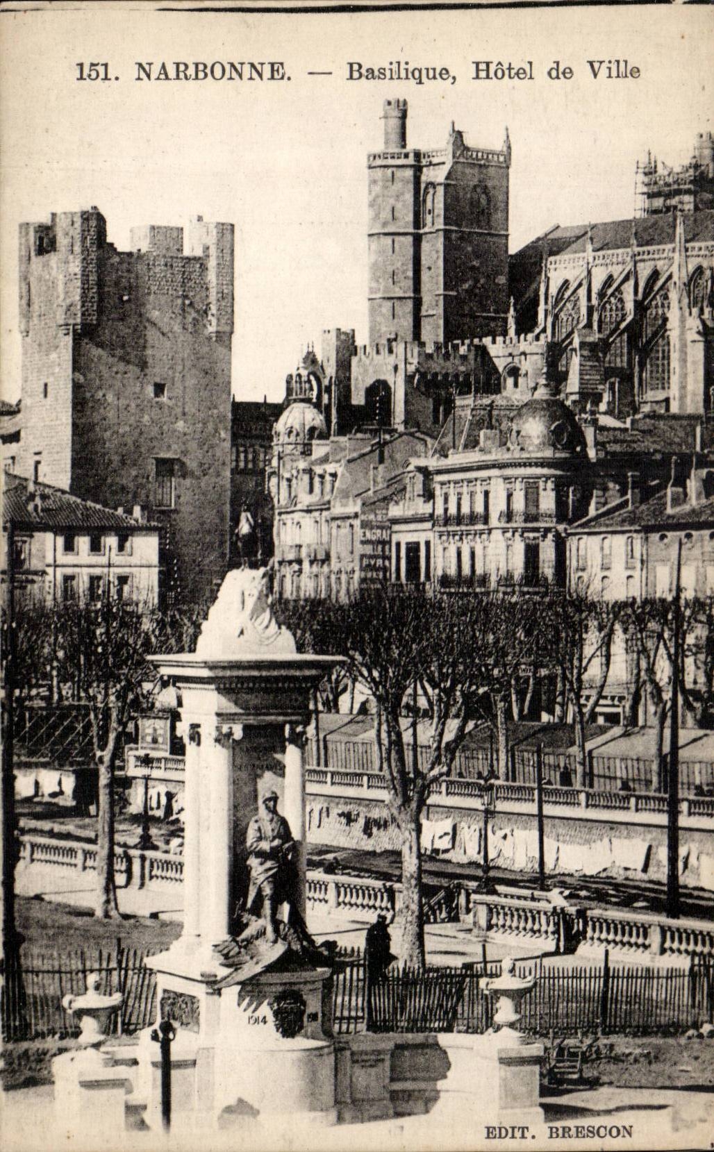 Narbonne - Basilique Hotel de Ville - CPA 