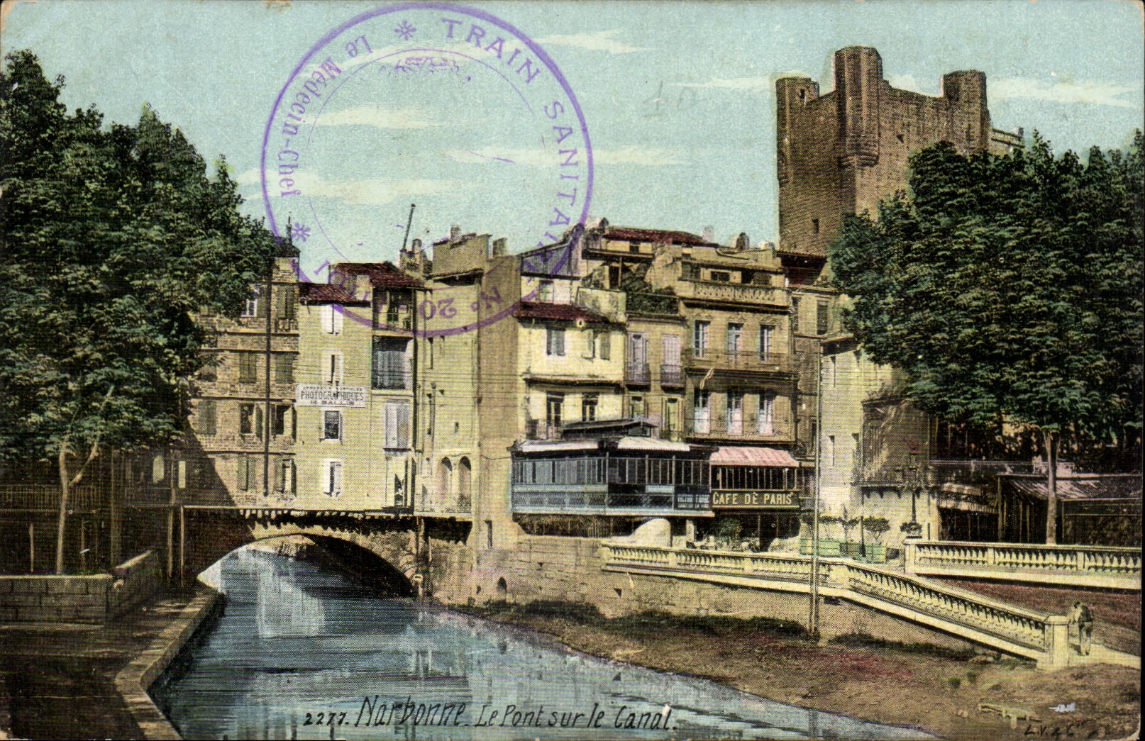 Narbonne - Le Pont sur le Canal - CPA 