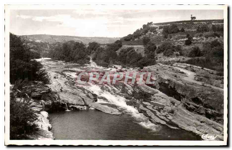 Ribaute (Aude) — L'Orbieu — La Cascade - Les Rochers — Photo Mâcon