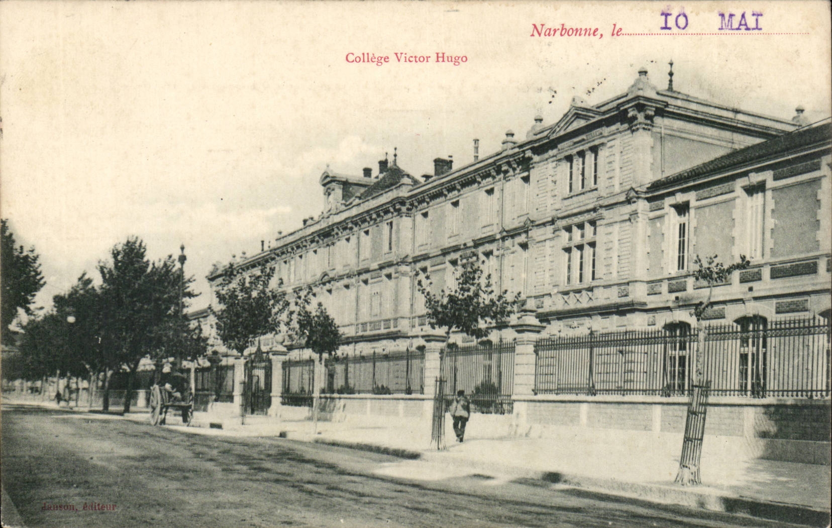 Collège Victor Hugo — Narbonne — éditeur Danson