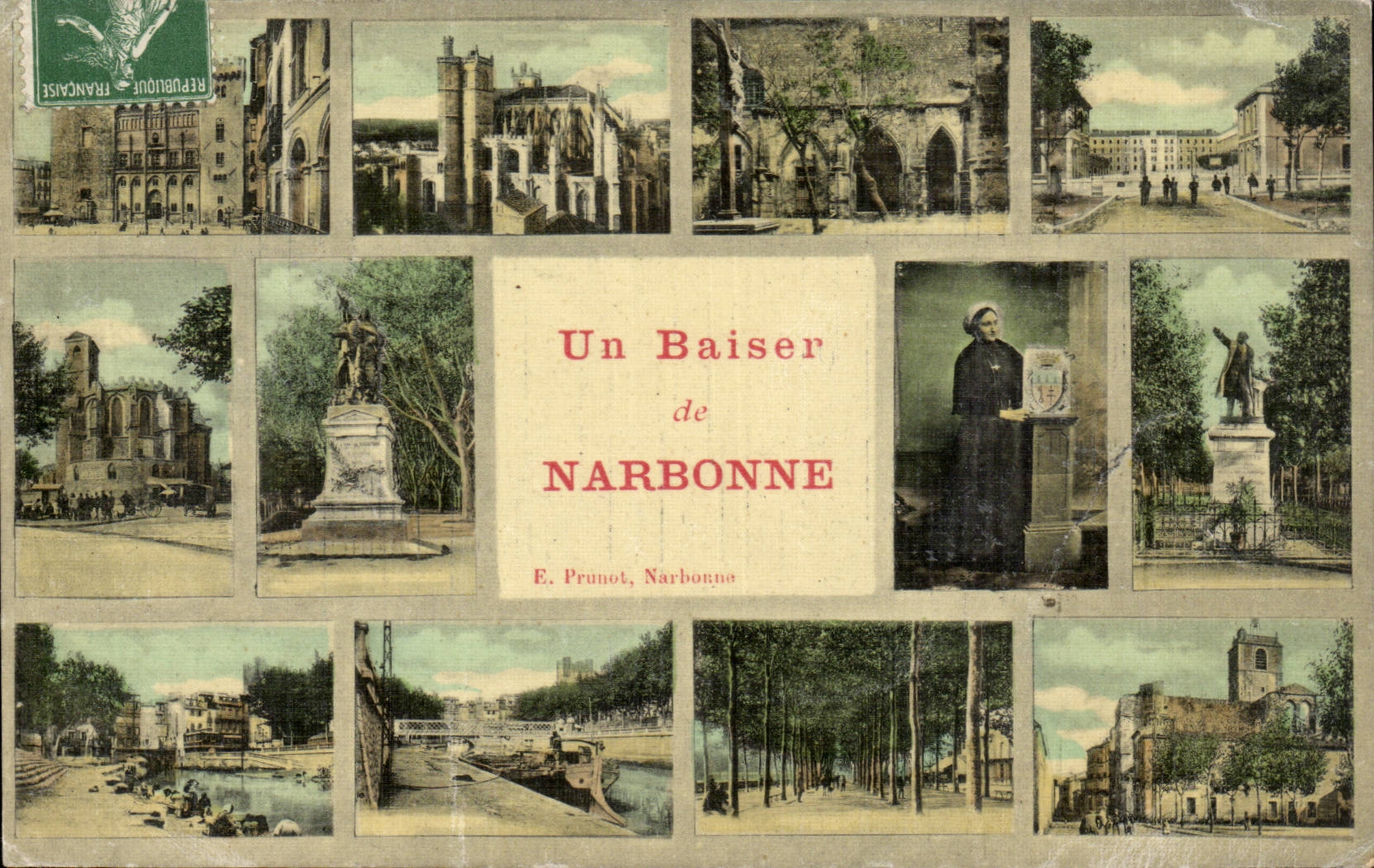 Narbonne — Un Baiser de Narbonne — E. Prunot, Narbonne