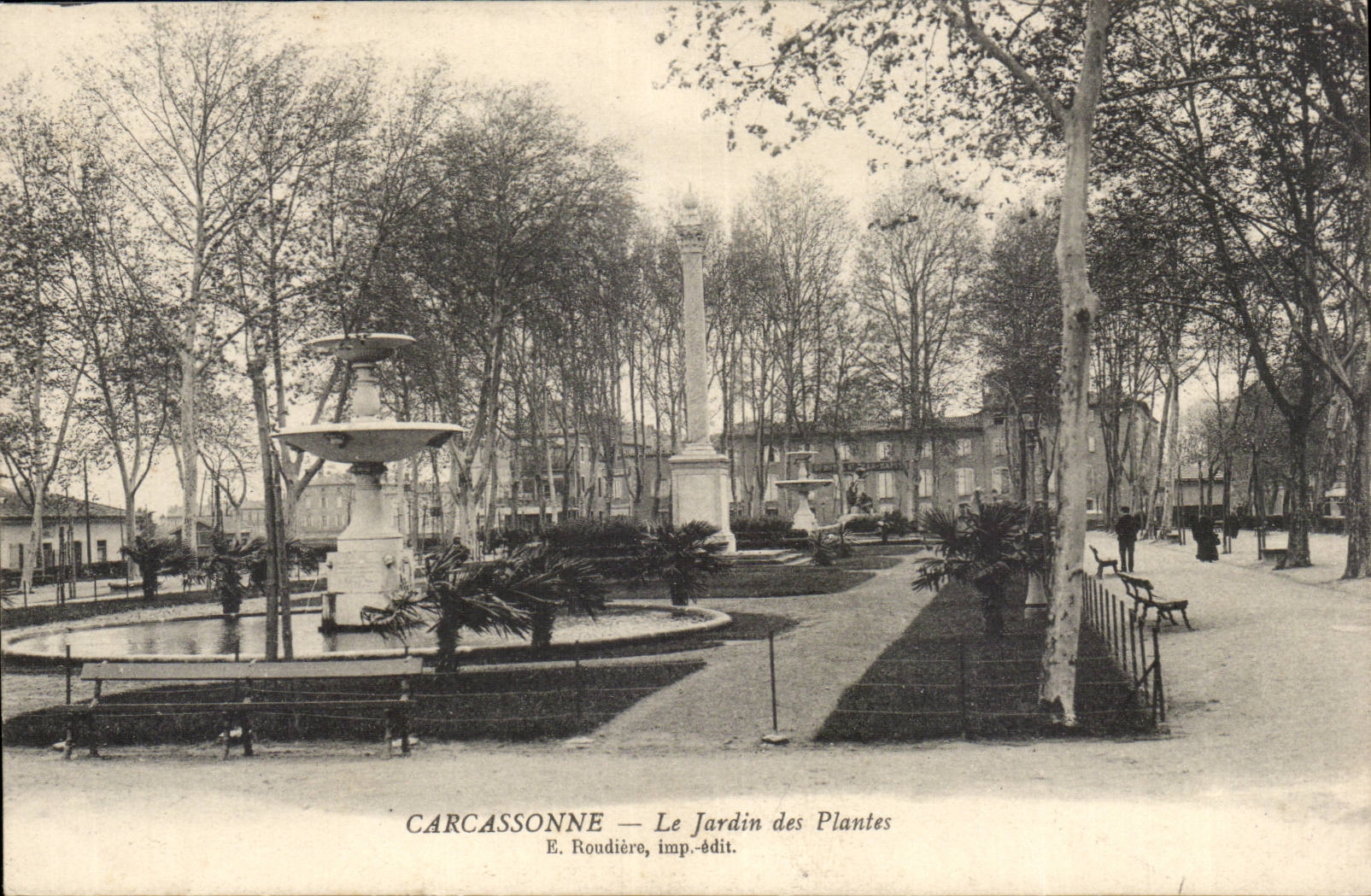 Carcassonne CPA Le jardin des plantes