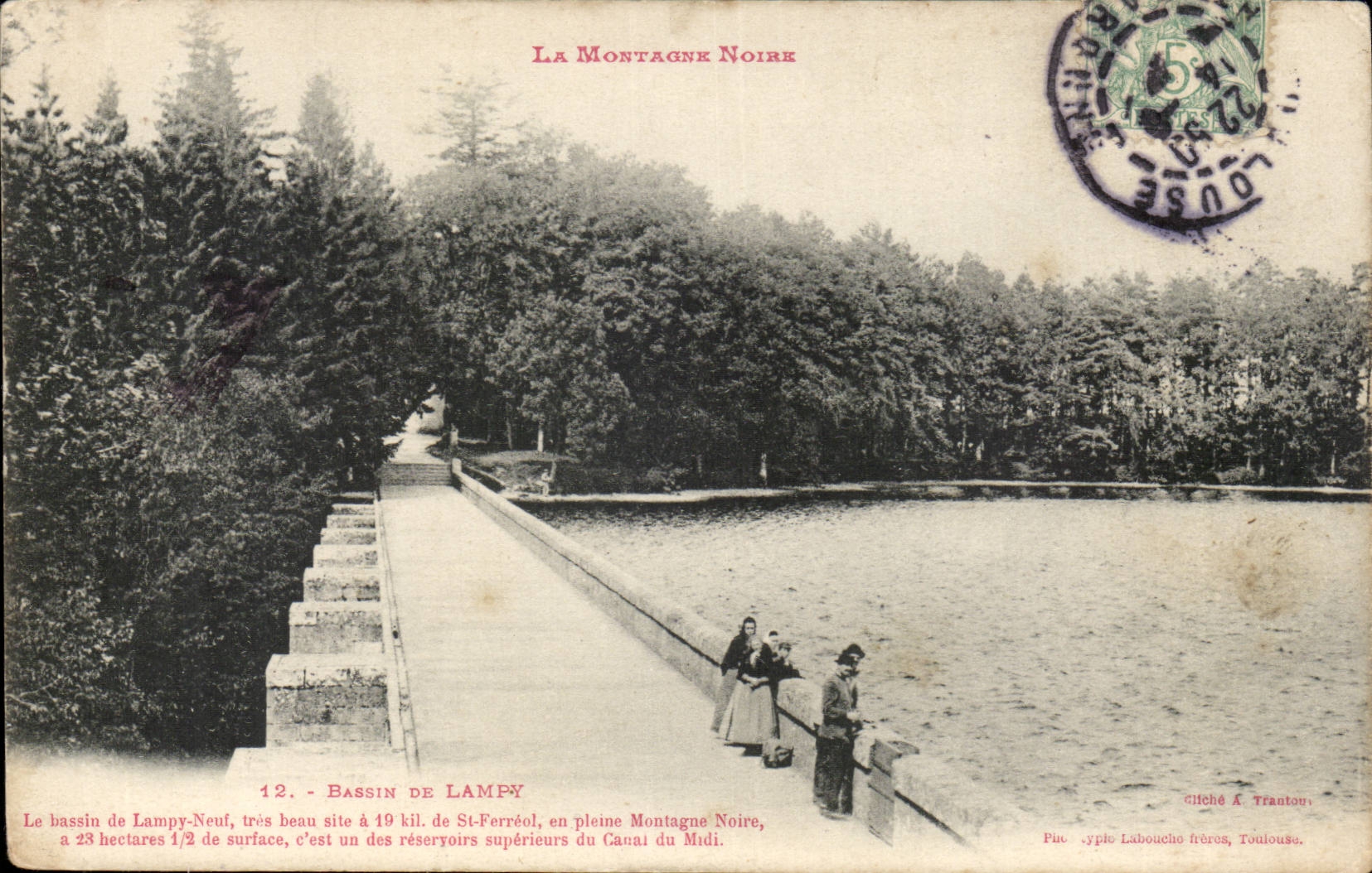 CPA Montagne noire Bassin de Lampy