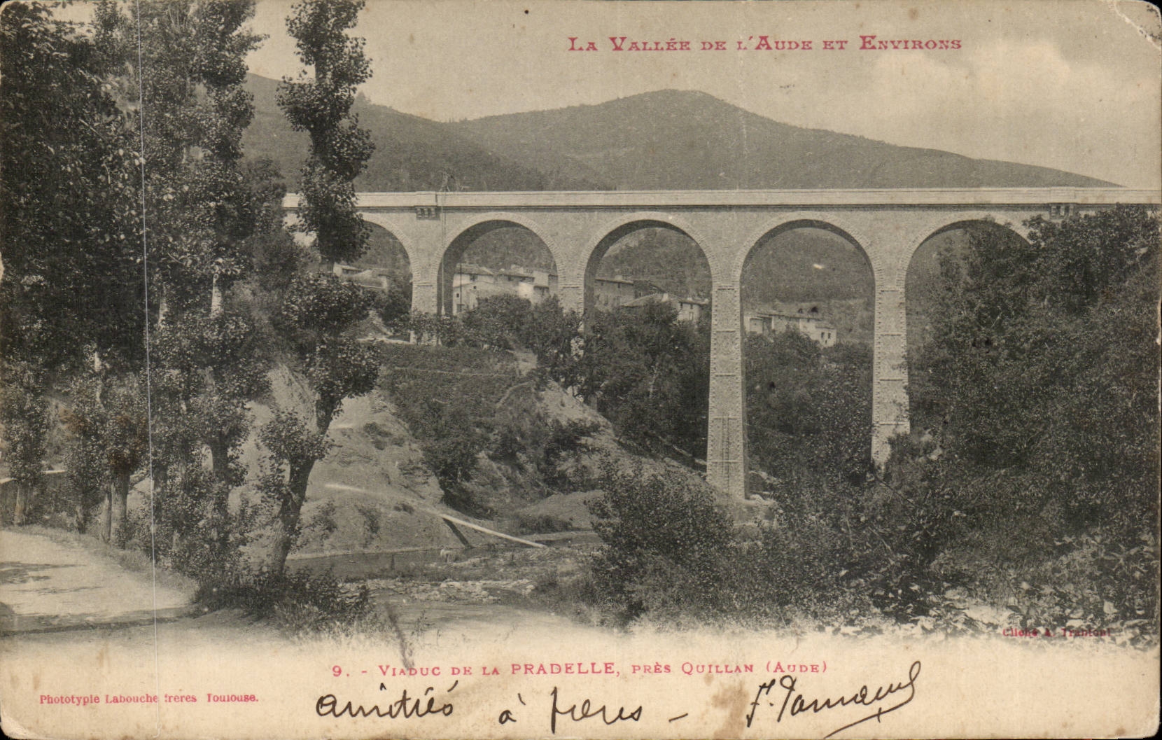 CPA Vallee de l'Aude et environs Viaduc de la Pradelle pres Quillan 