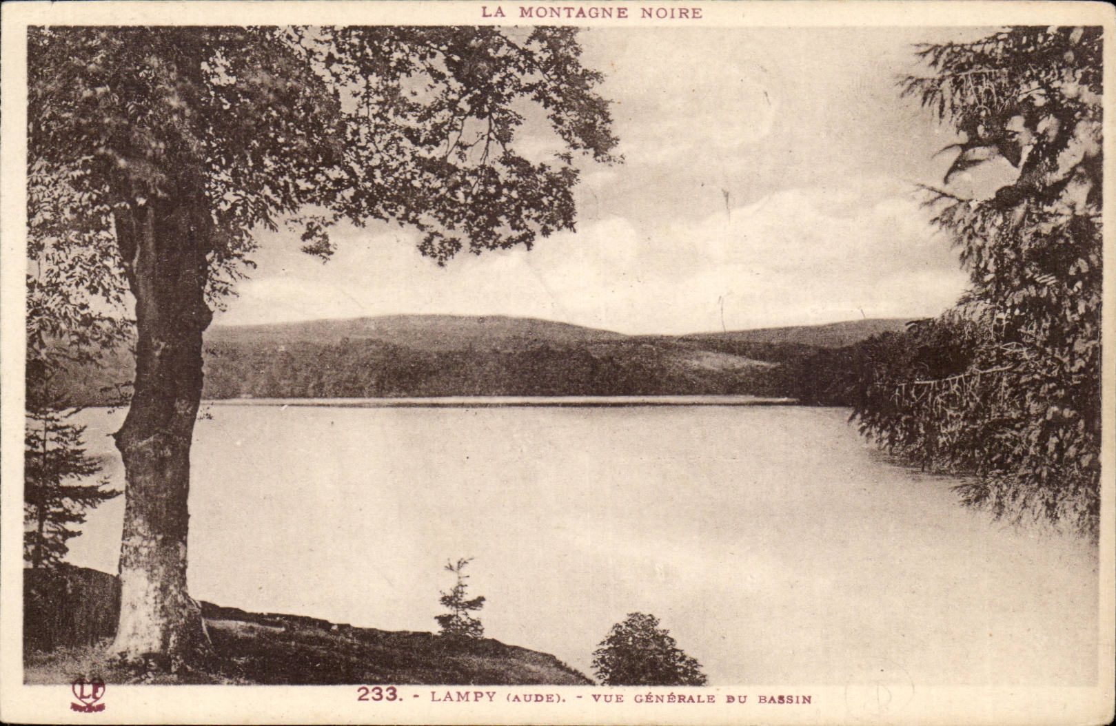 La Montagne Noire — Vue générale du bassin — Phototypie Labouret Frères Toulouse, n°233