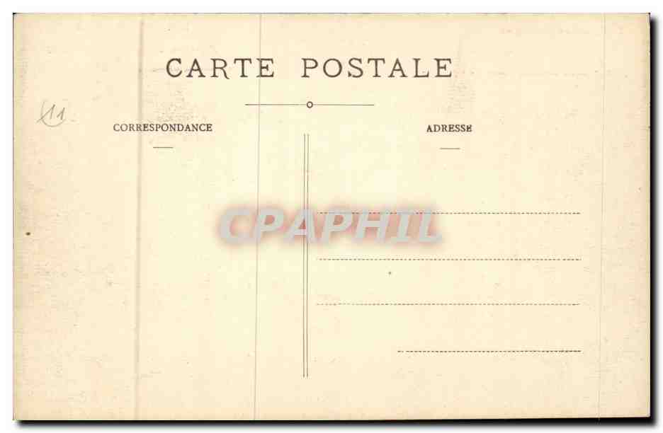 Carcassonne CPA Theatre de la cite Les Burgraves (Victor Hugo) 25 juillet 1909  — Verso