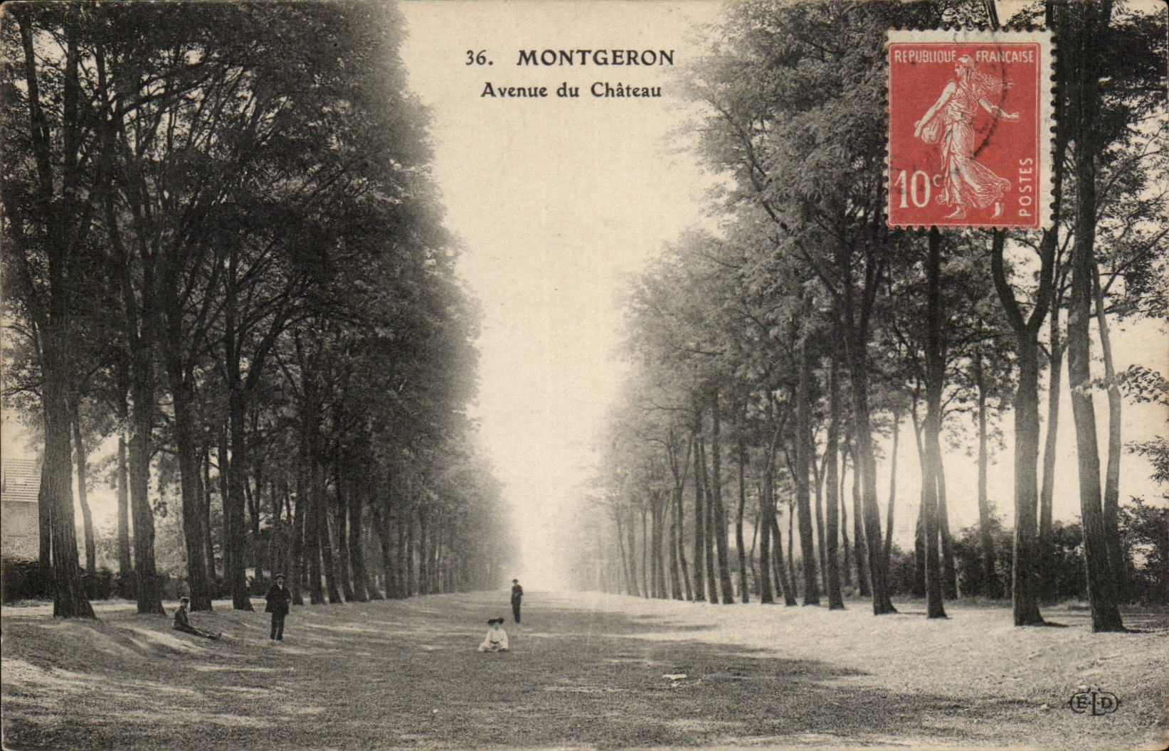 Montgeron CPA Avenue du chateau