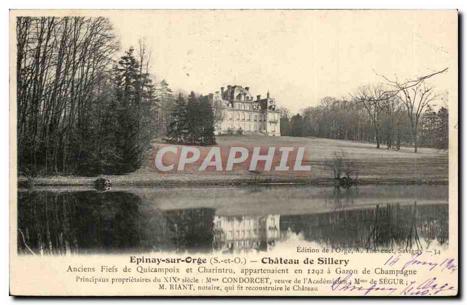 Epinay sur Orge CPa Chateau de Sillery