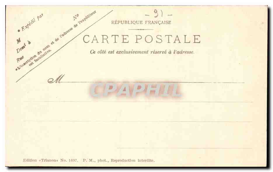 CPA L'orge a Montlhery ST Michel — Rückseite