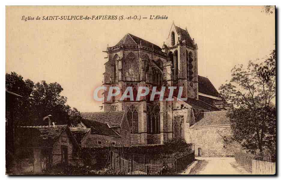 Église de SAINT-SULPICE-de-FAVIÈRES (S.-et-O.) — L'Abside