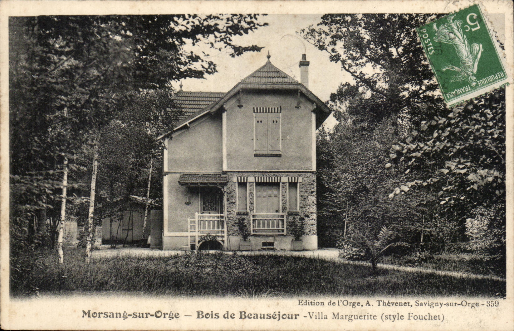 Morsang sur Orge CPA Bois de Beausejour Villa marguerite (style Fouchet)