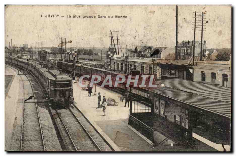 Juvisy CPA La plus grande gare du monde