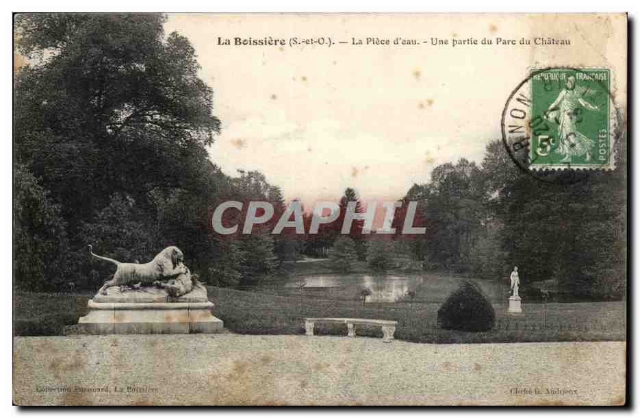 La Beissière (S.-et-O.) — Das Wasserbecken — Teil des Schlossgartens — Sammlung Bonnard, La Brétilon