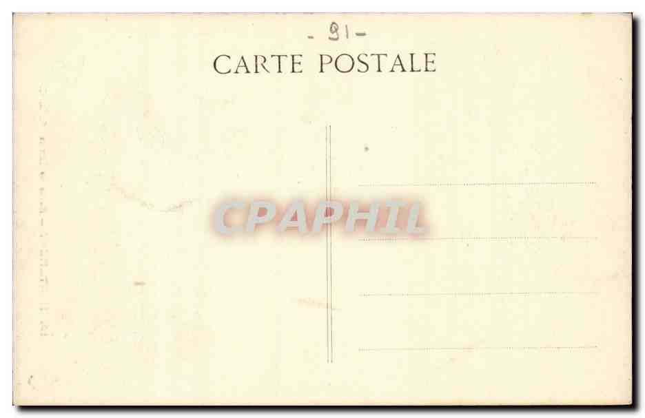 Montlhery CPA Porte de Linas — Rückseite