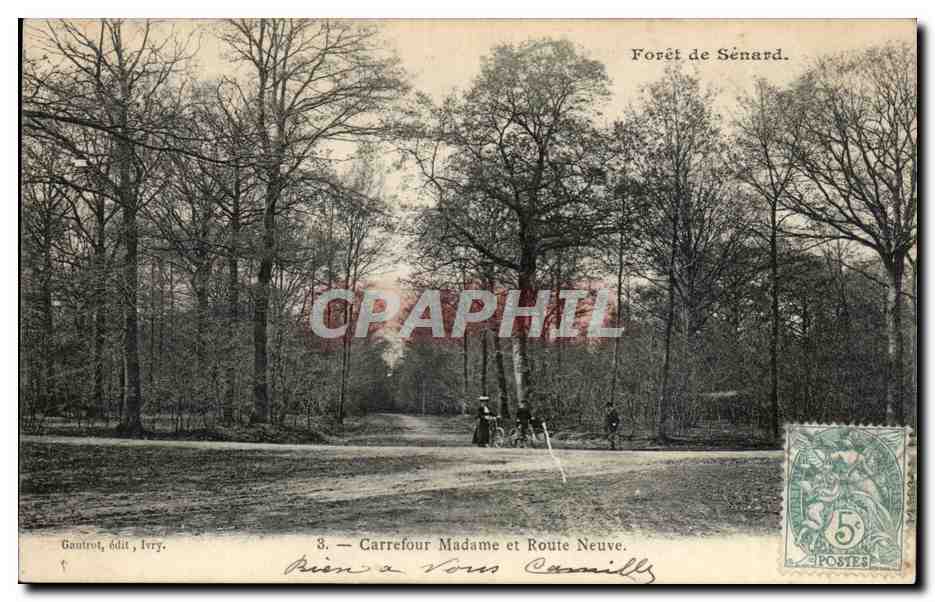 Foret de Senard CPA Carrefour Madame et Route Neuve