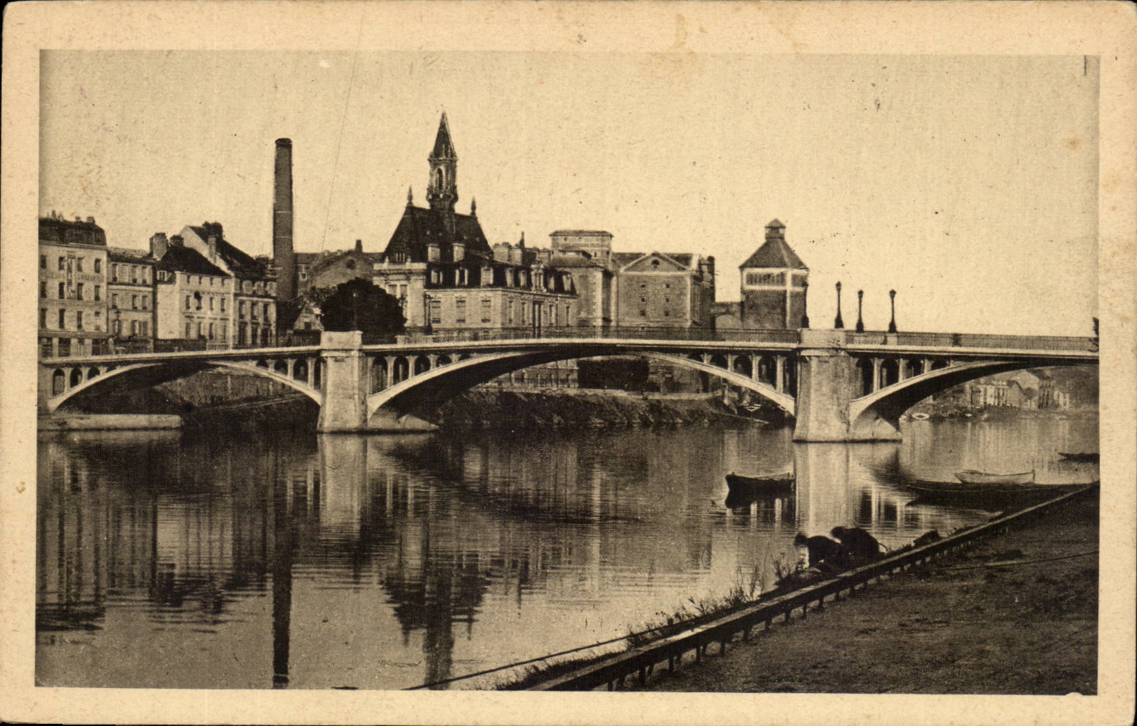 Corbeil CPA Le pont