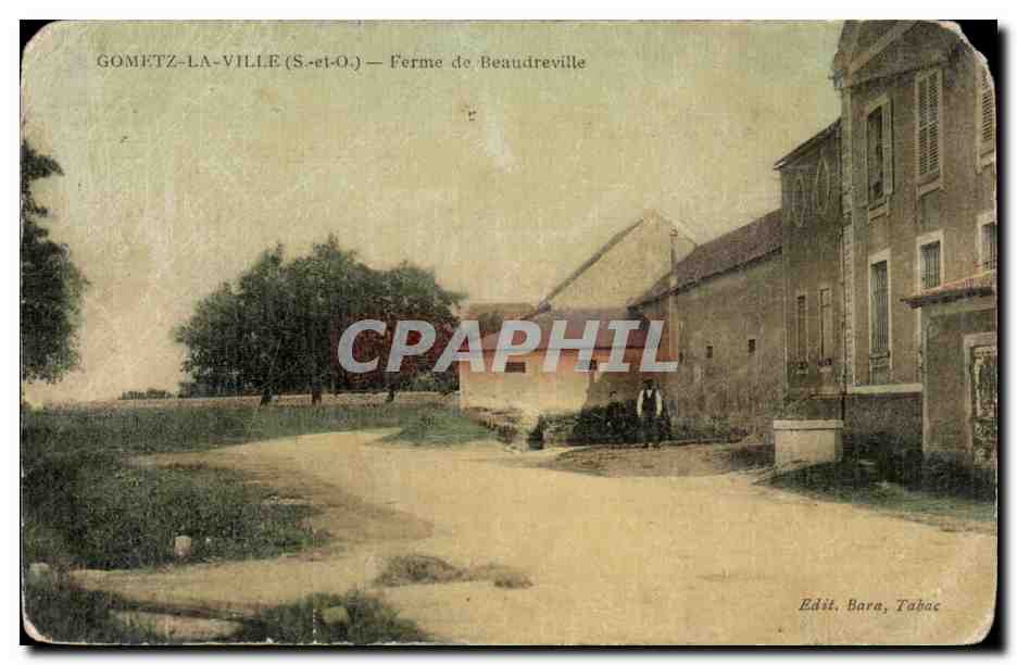 Gometz la ville cPA Ferme de Beaudreville