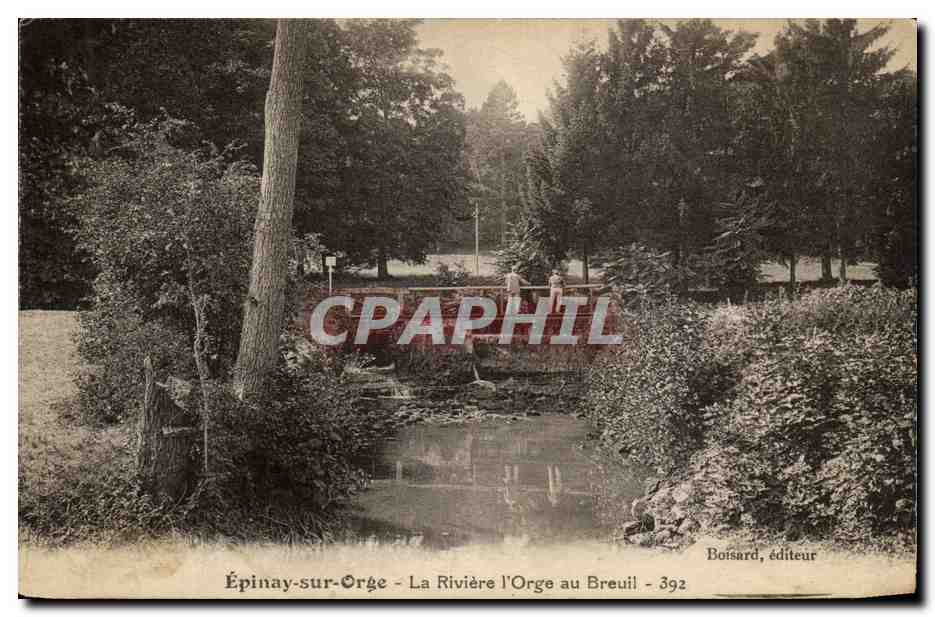 Epinay sur orge CPA La riviere l'orge au Breuil