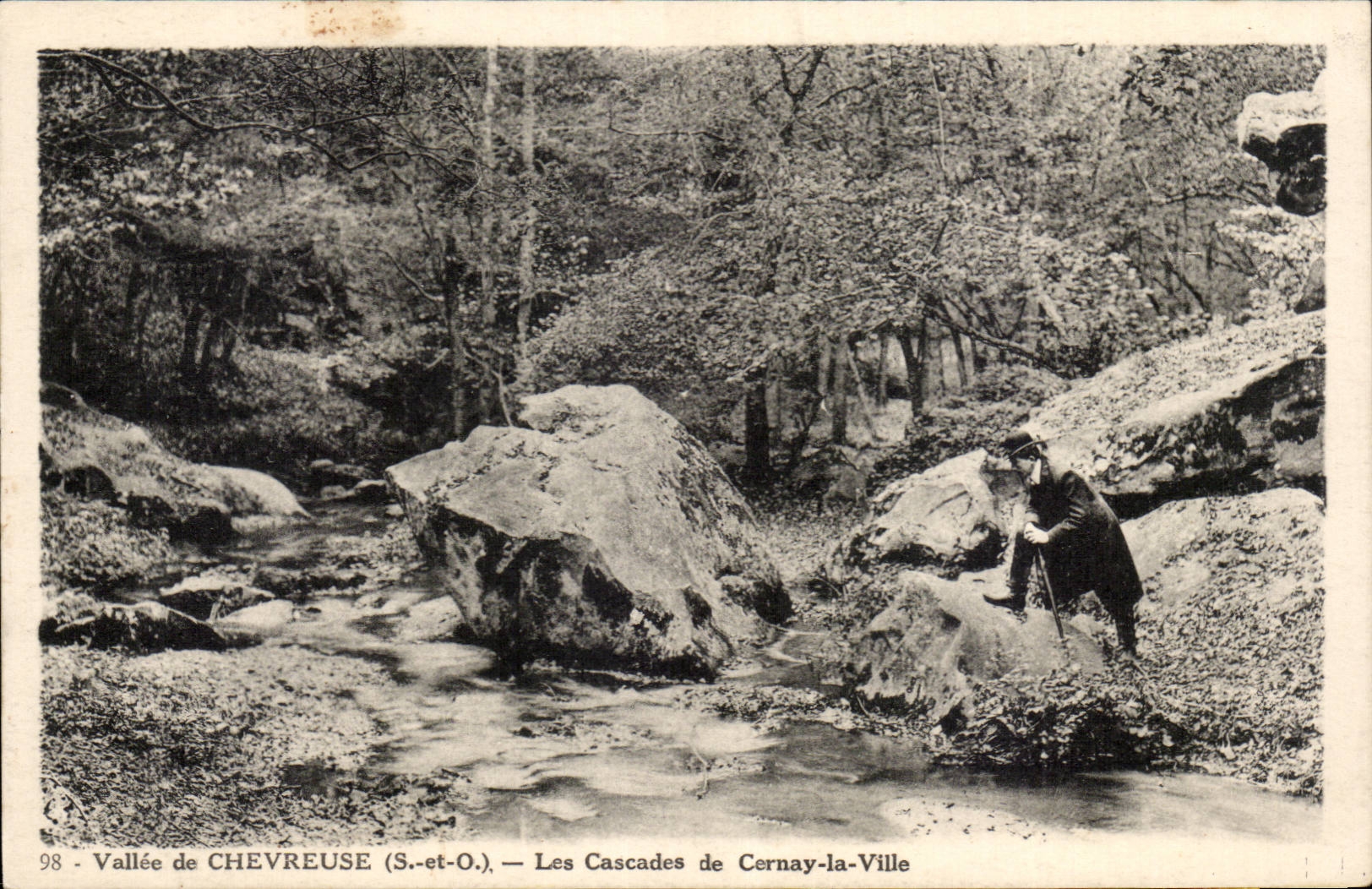Vallee de Chevreuse CPA Les cascades de CErnay la Ville