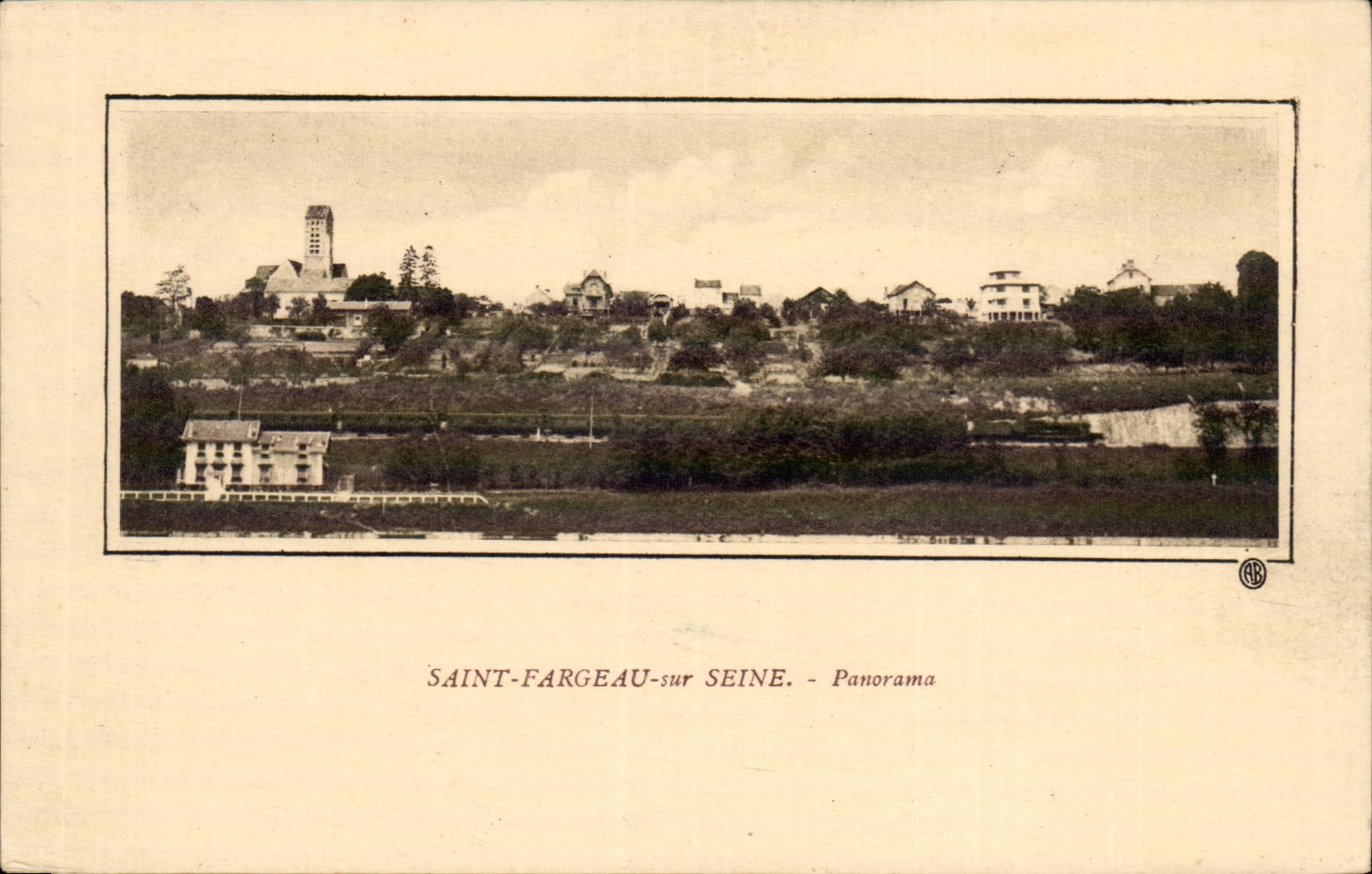 Saint-Fargeau-sur-Seine — Panorama — éditeur G.B. n°77