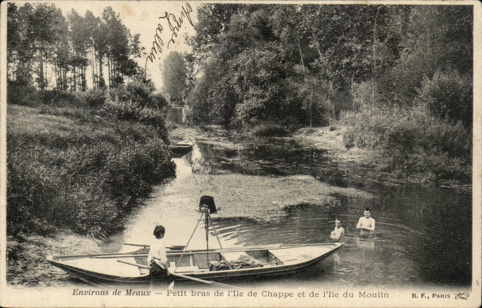 Environs de Meaux — Petit bras de l'Île de Chappe et de l'Île du Moulin — B.F., Paris