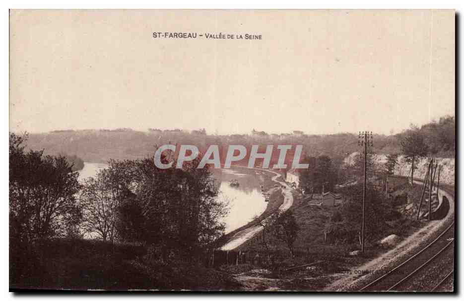 St-Fargeau — Vallée de la Seine — Éditeur : H. Combier, Paris