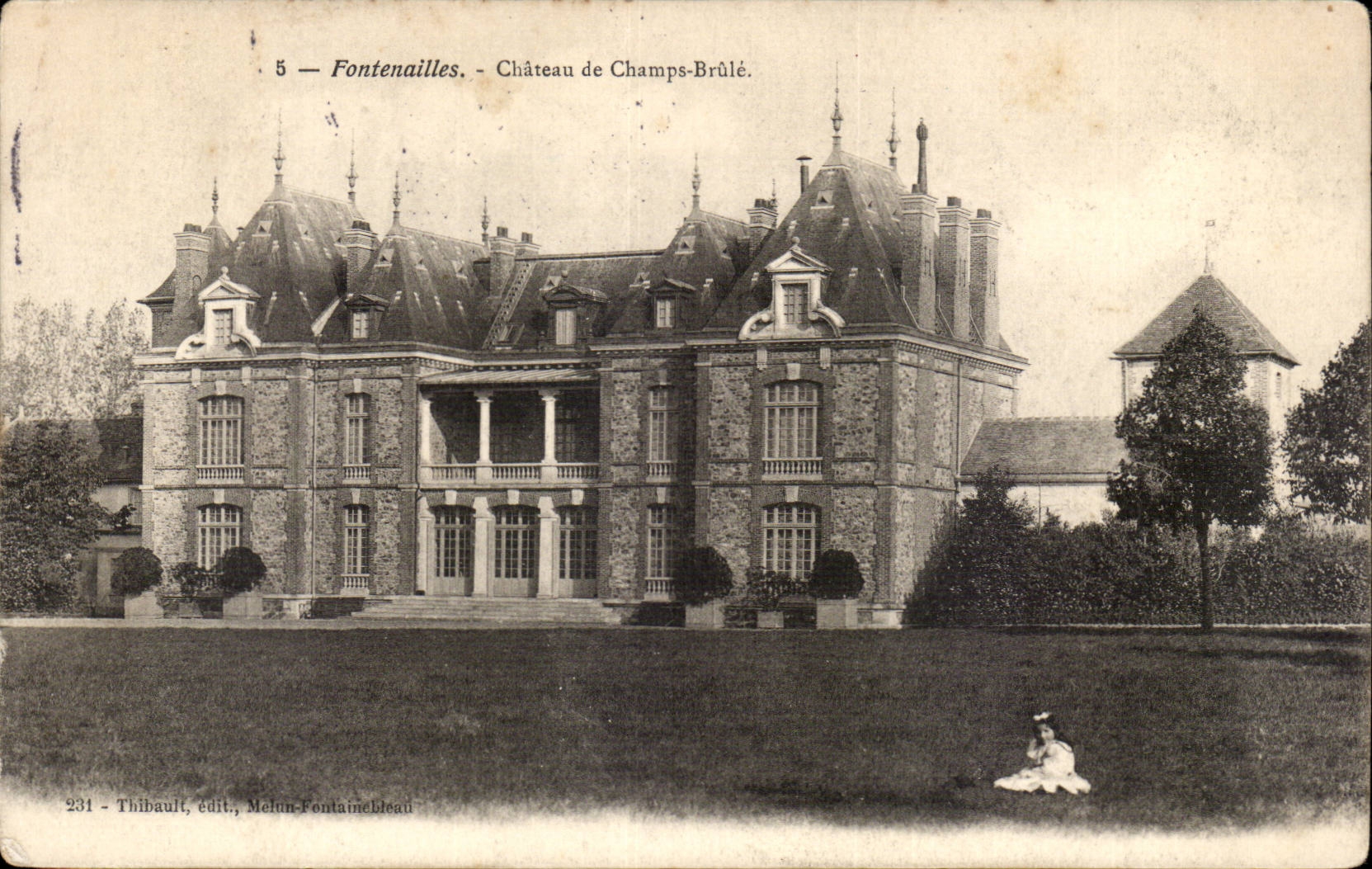 Fontenailles - Chteau de Champs Brule - CPA 