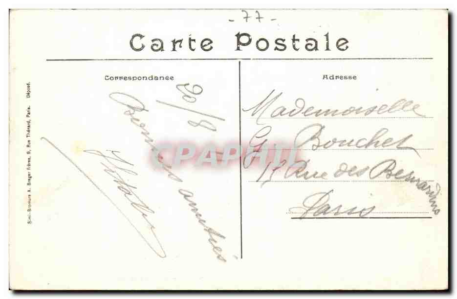 Champagne-sur-Seine — La Gare et Vue panoramique des murs de Thomery — D. M. — Reverso