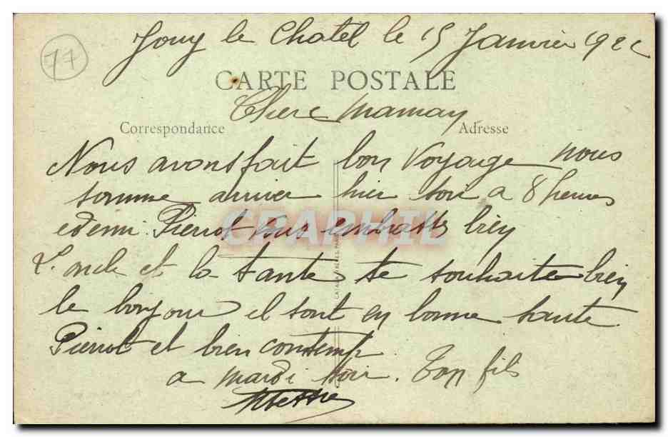 Jouy-le-Châtel (S.-et-M.) — Église — Picard, éditeur — Verso