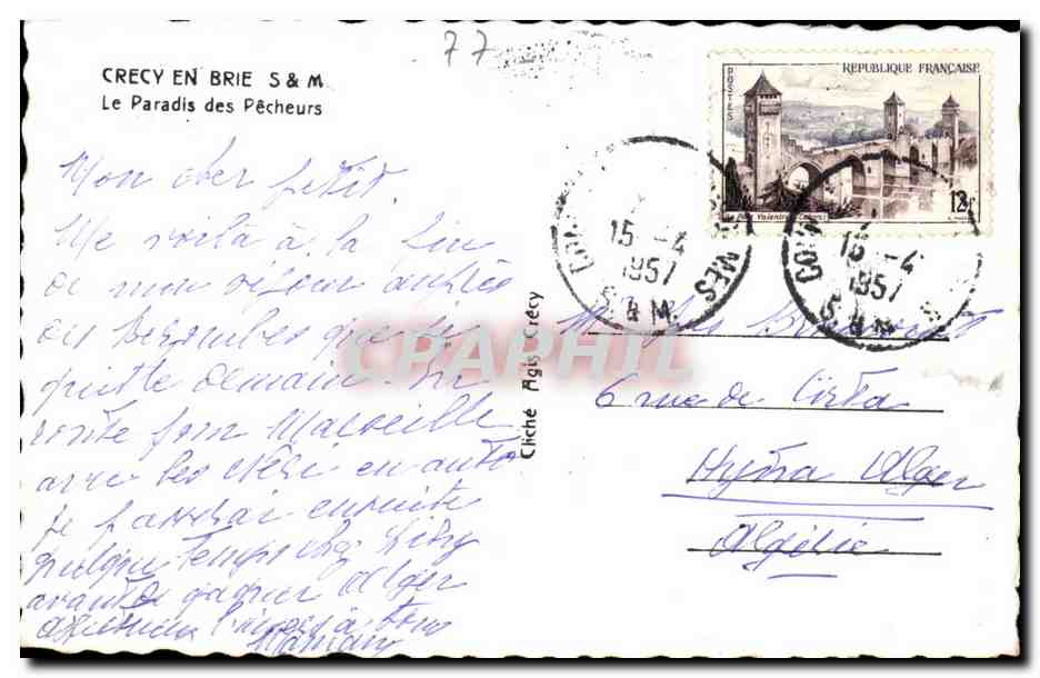 Crecy-en-Brie — Le Paradis des Pêcheurs — Cliché Agès Crecy — Reverso