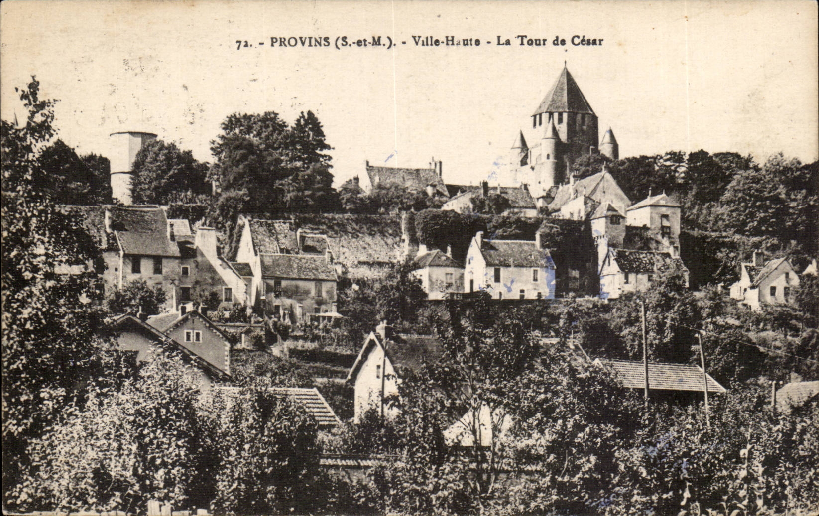 Provins (S.-et-M.) - Ville-Haute - La Tour de César