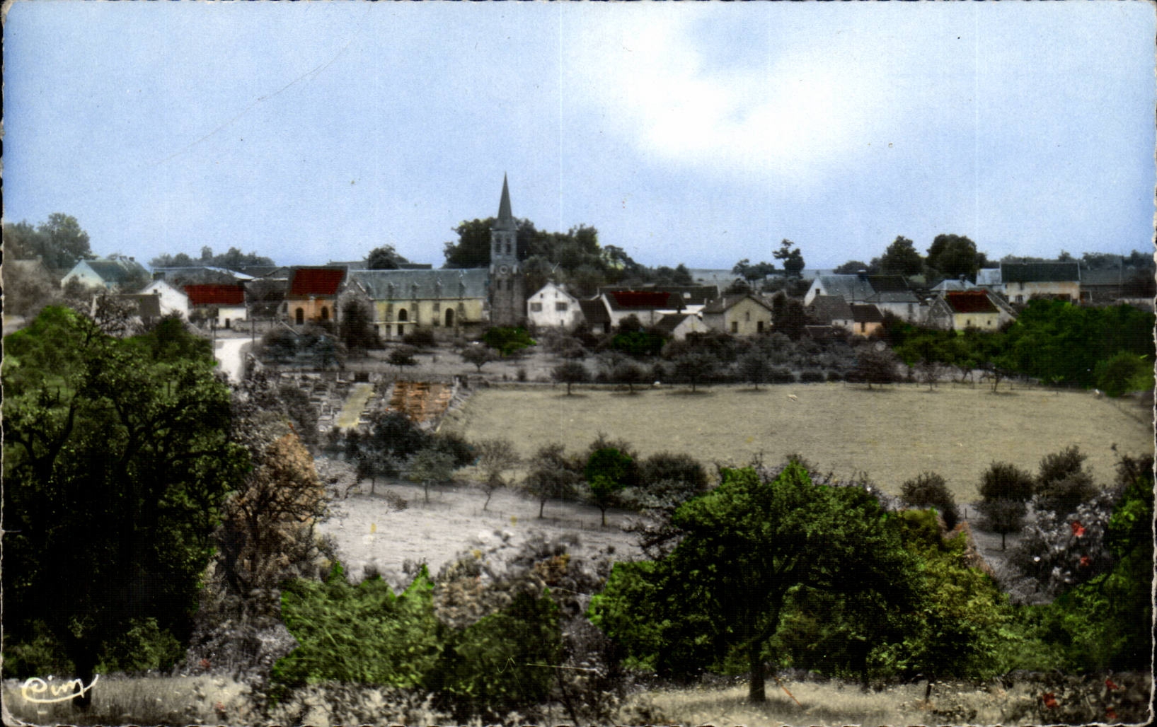St-Denis-des-Rebais — Vue générale — Comlier, n° 77608